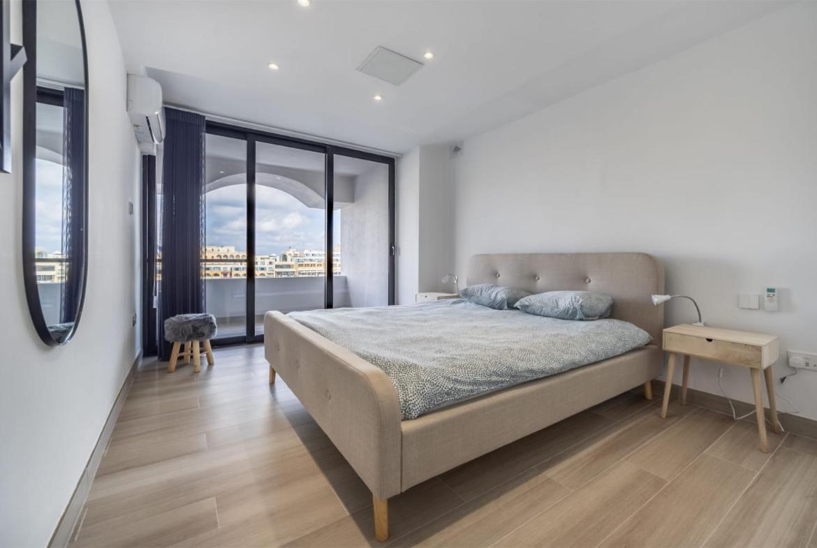 Deluxe Seaview Appartement San Ġiljan